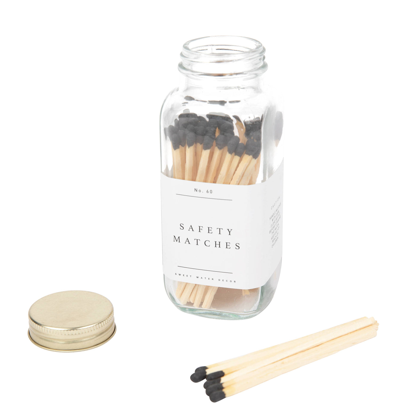 Black Tip Safety Matches