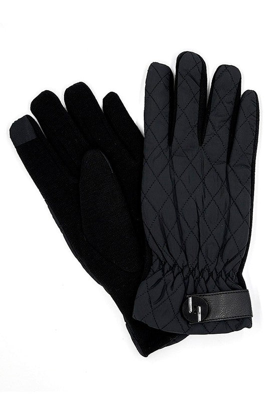 Black CC Diamond Gloves