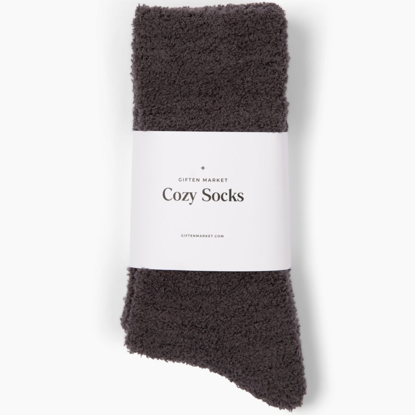 Charcoal Cozy Cloud Socks