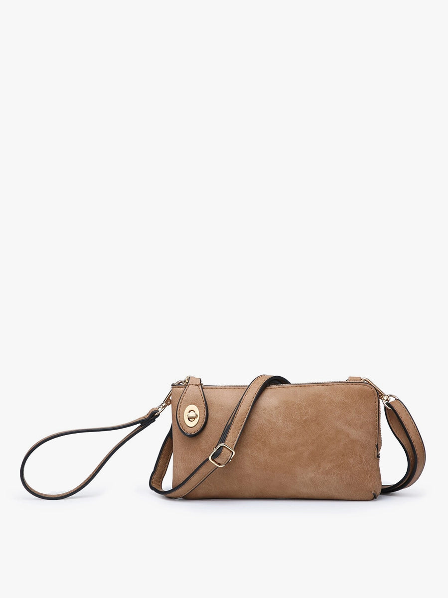 Kendall Mocha Crossbody/Wristlet