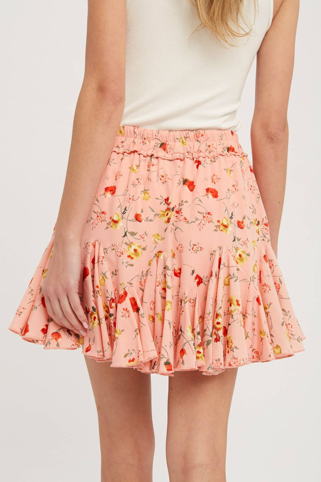 Lollipop Ditsy Floral Mini Skirt