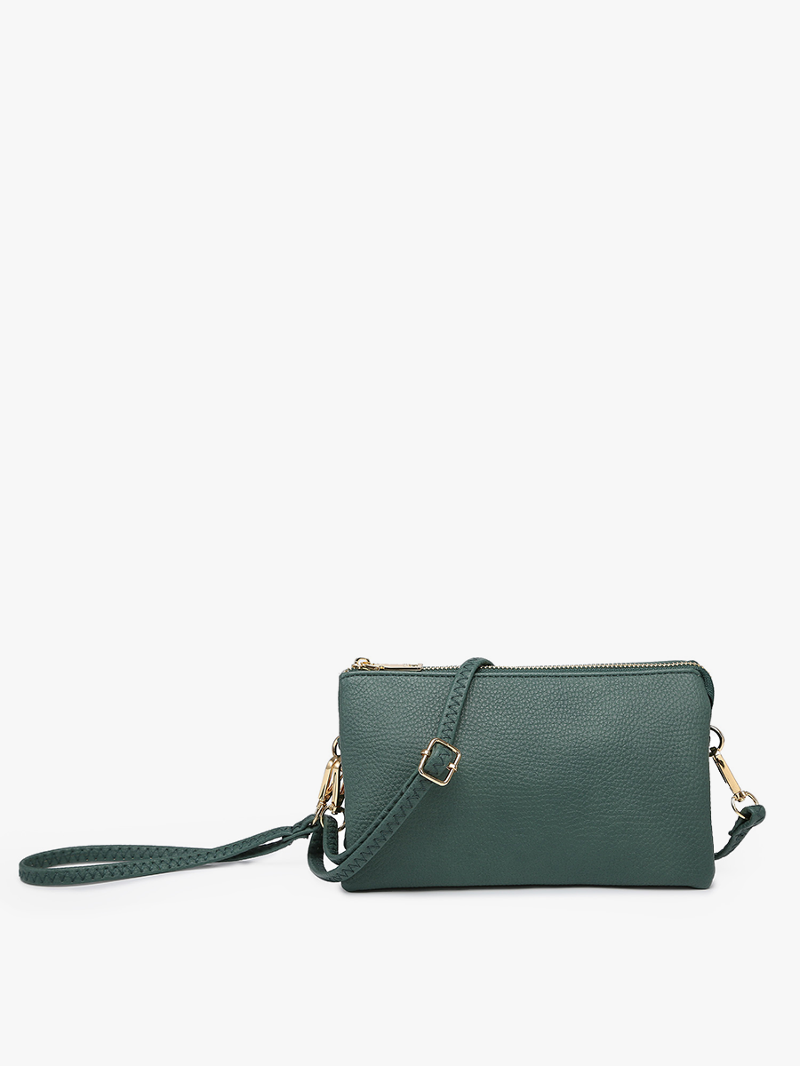 Riley Forest Green Crossbody/Wristlet
