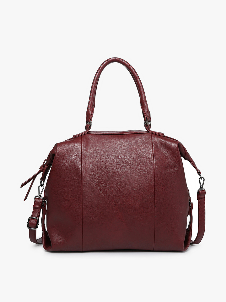 Indy Burgundy Rustic Tote