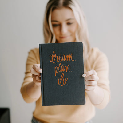 Dream Plan Do Fabric Journal