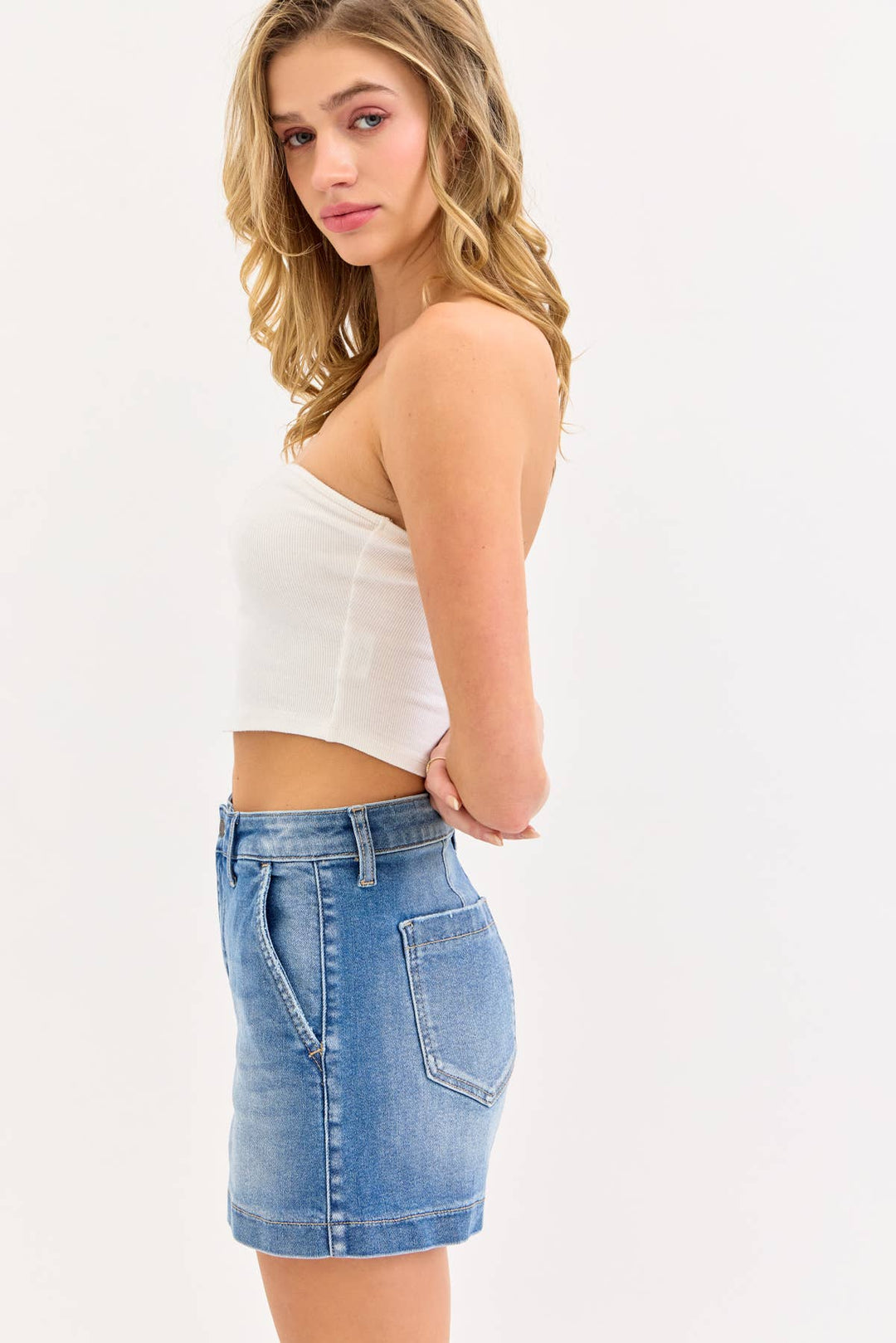 Cello High Rise Trouser Shorts