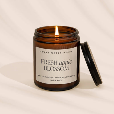 Fresh Apple Blossom Soy Candle 9oz