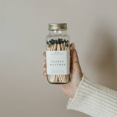 Black Tip Safety Matches