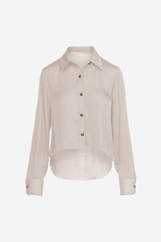 Papyrus Button Up Cropped Blouse