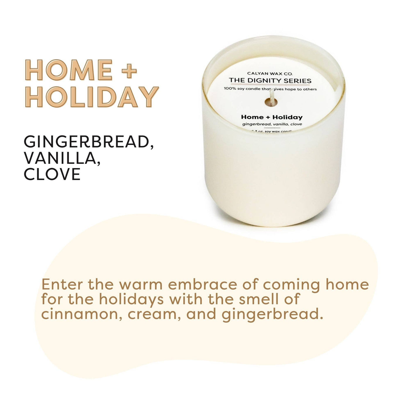 Home + Holiday Glass Soy Candle 7oz