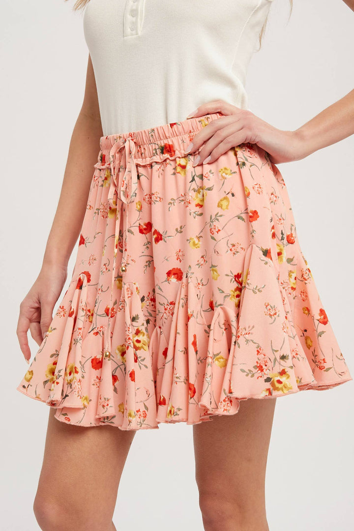 Lollipop Ditsy Floral Mini Skirt