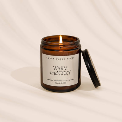 Warm and Cozy Soy Candle 9oz