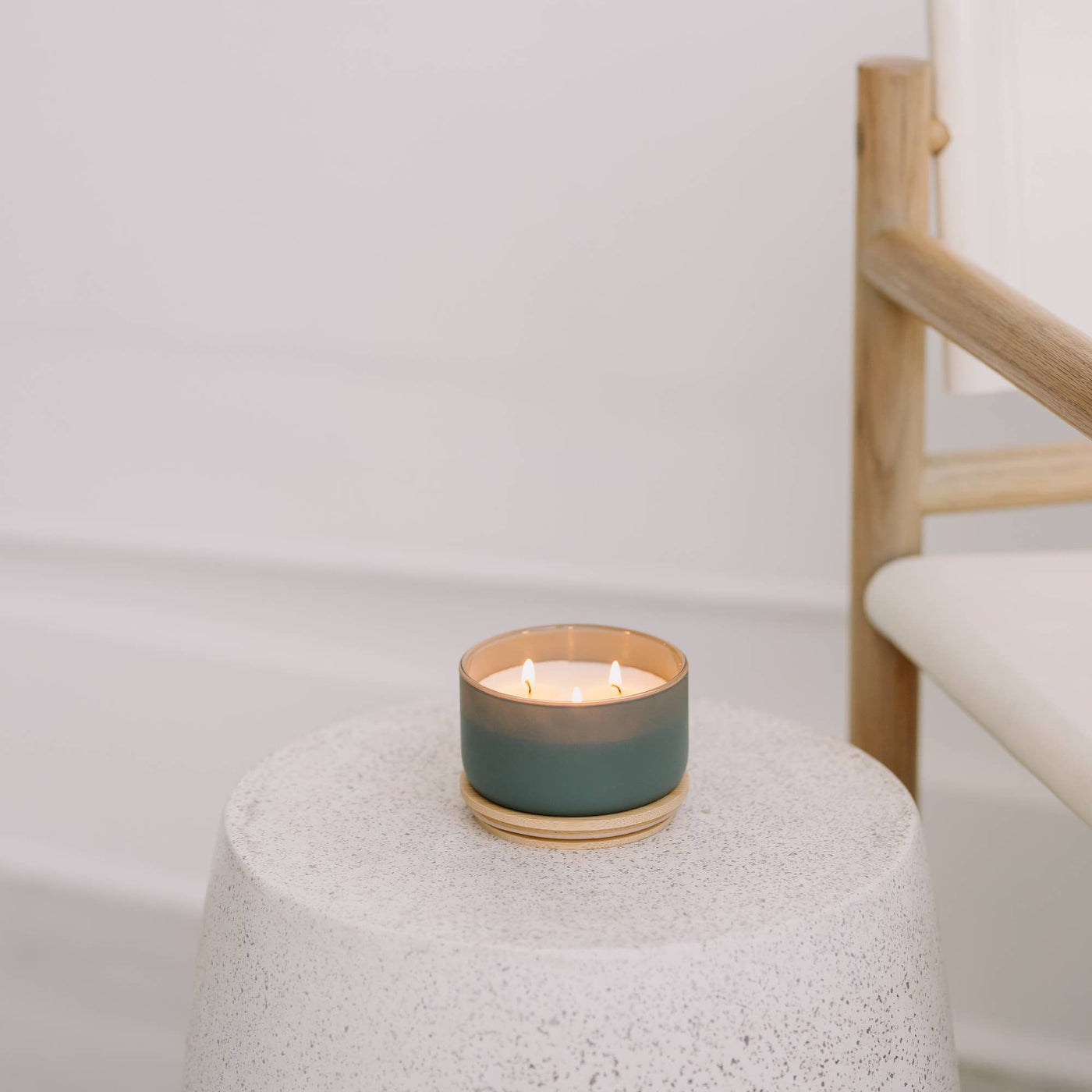 Evergreen + Eucalyptus 3 Wick Soy Candle 12oz