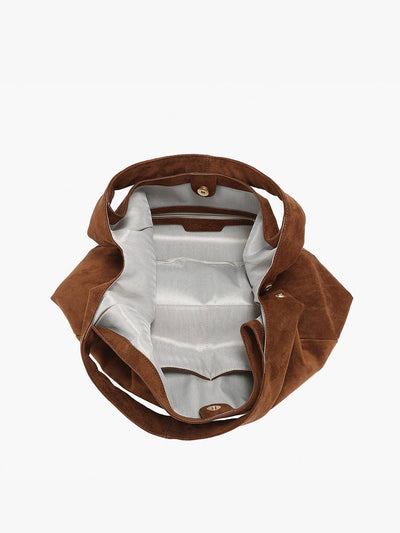 Katherine Navy Slouchy Round Hobo