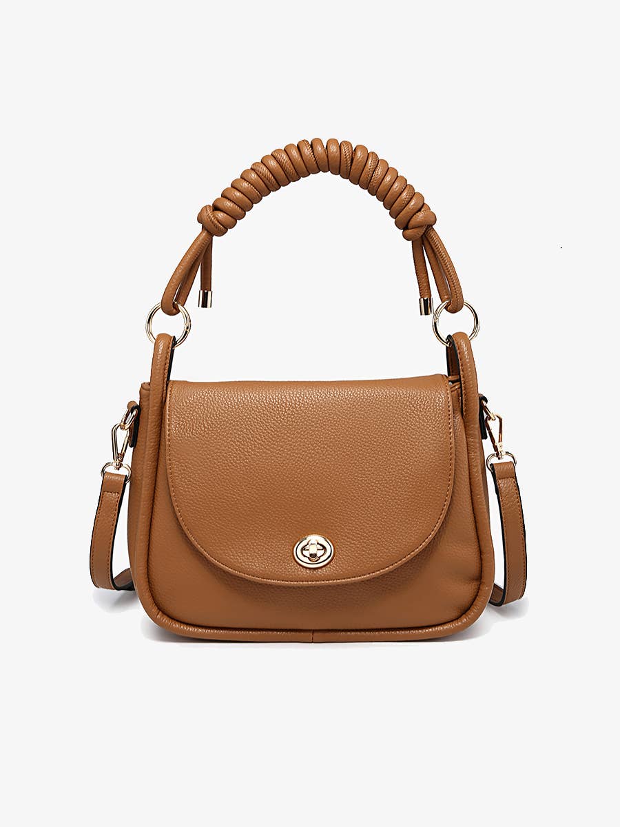 Effie Mocha Messenger Satchel Bag