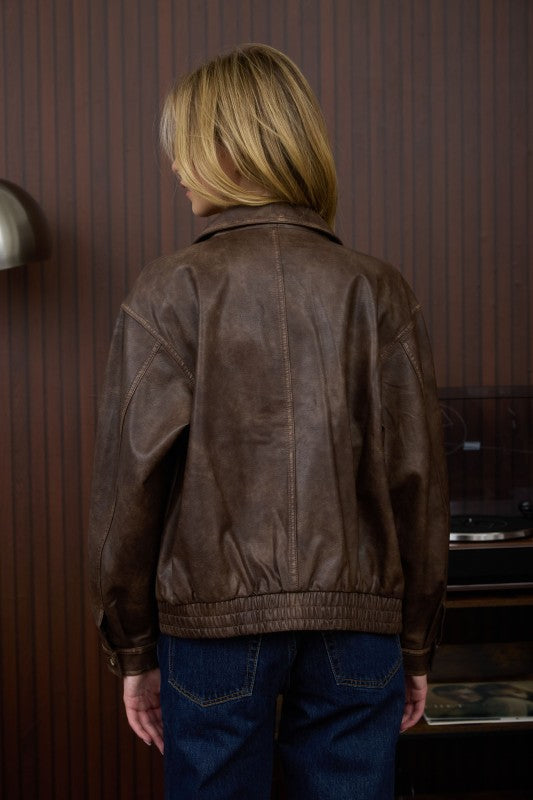 Kassie Brown Bomber Jacket