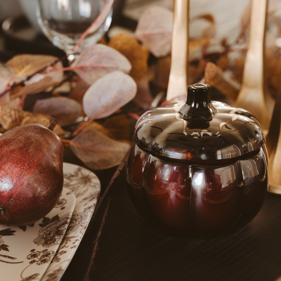 Hello Fall Pumpkin Jar Soy Candle 20oz
