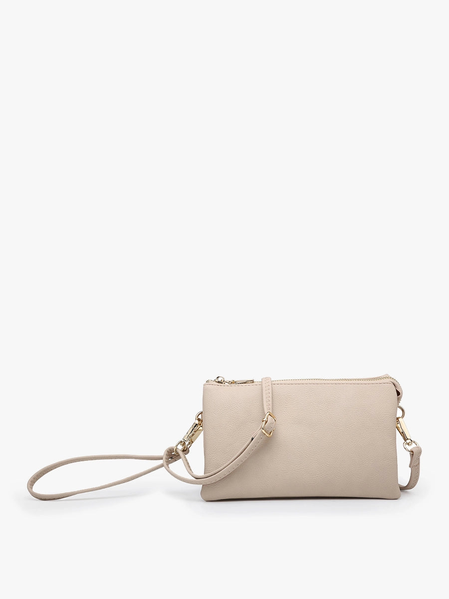 Riley Beige Crossbody/Wristlet