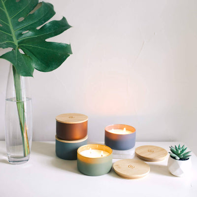 Evergreen + Eucalyptus 3 Wick Soy Candle 12oz