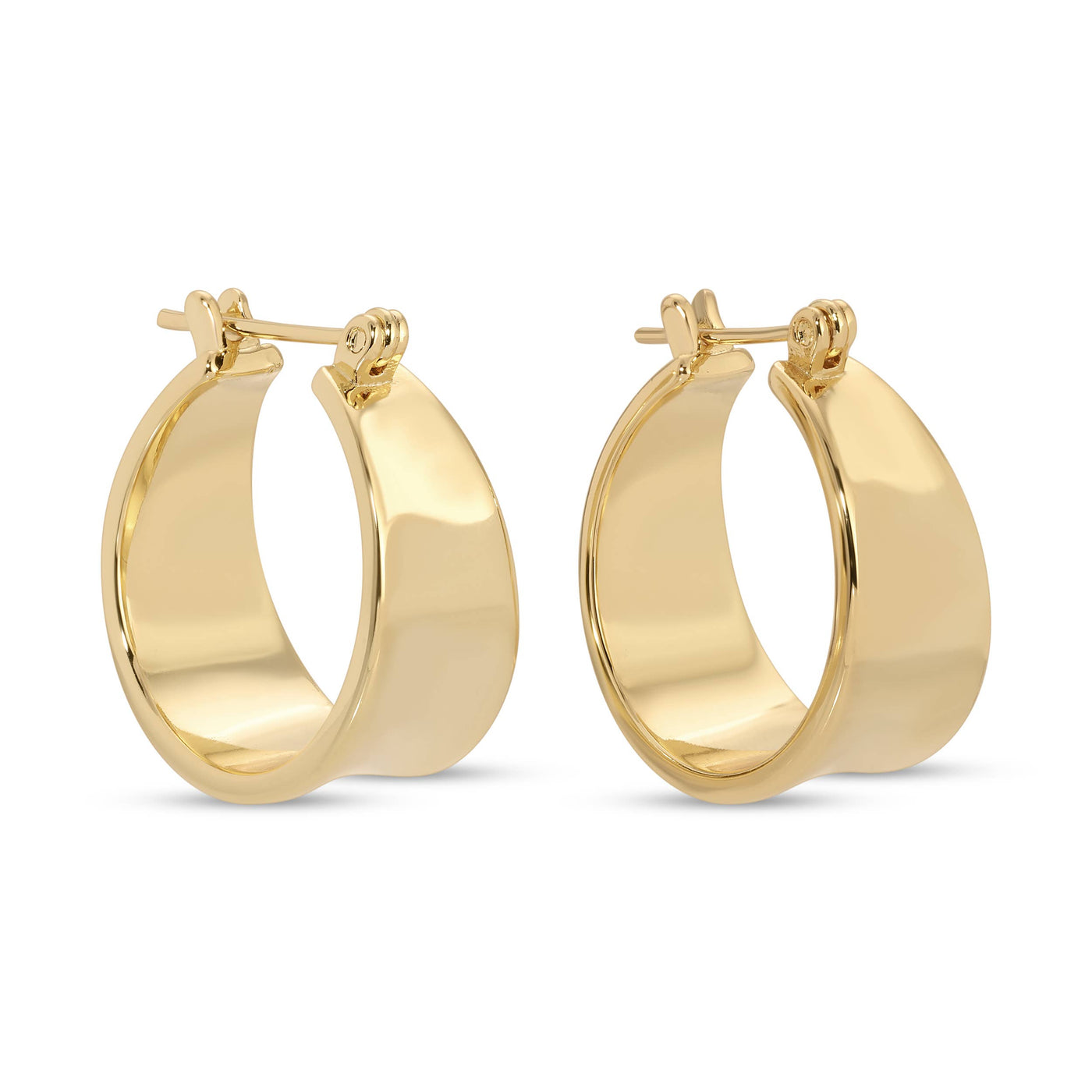 Gold Statement Latch Hook Hoops