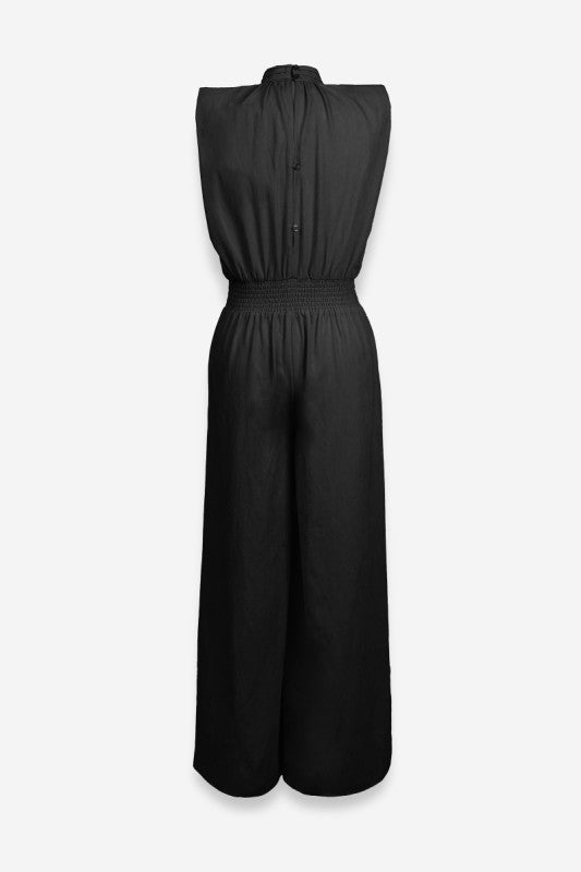 Black High Neck Jumpsuit