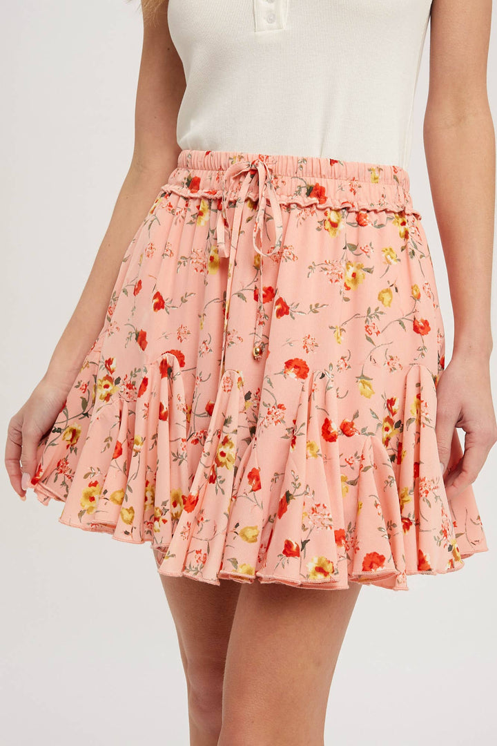 Lollipop Ditsy Floral Mini Skirt