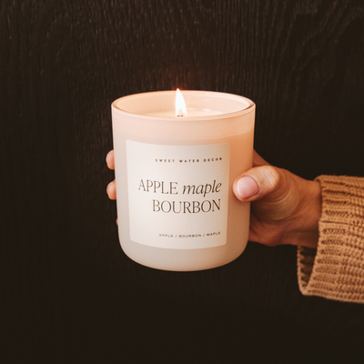 Apple Maple Bourbon Soy Candle 15oz