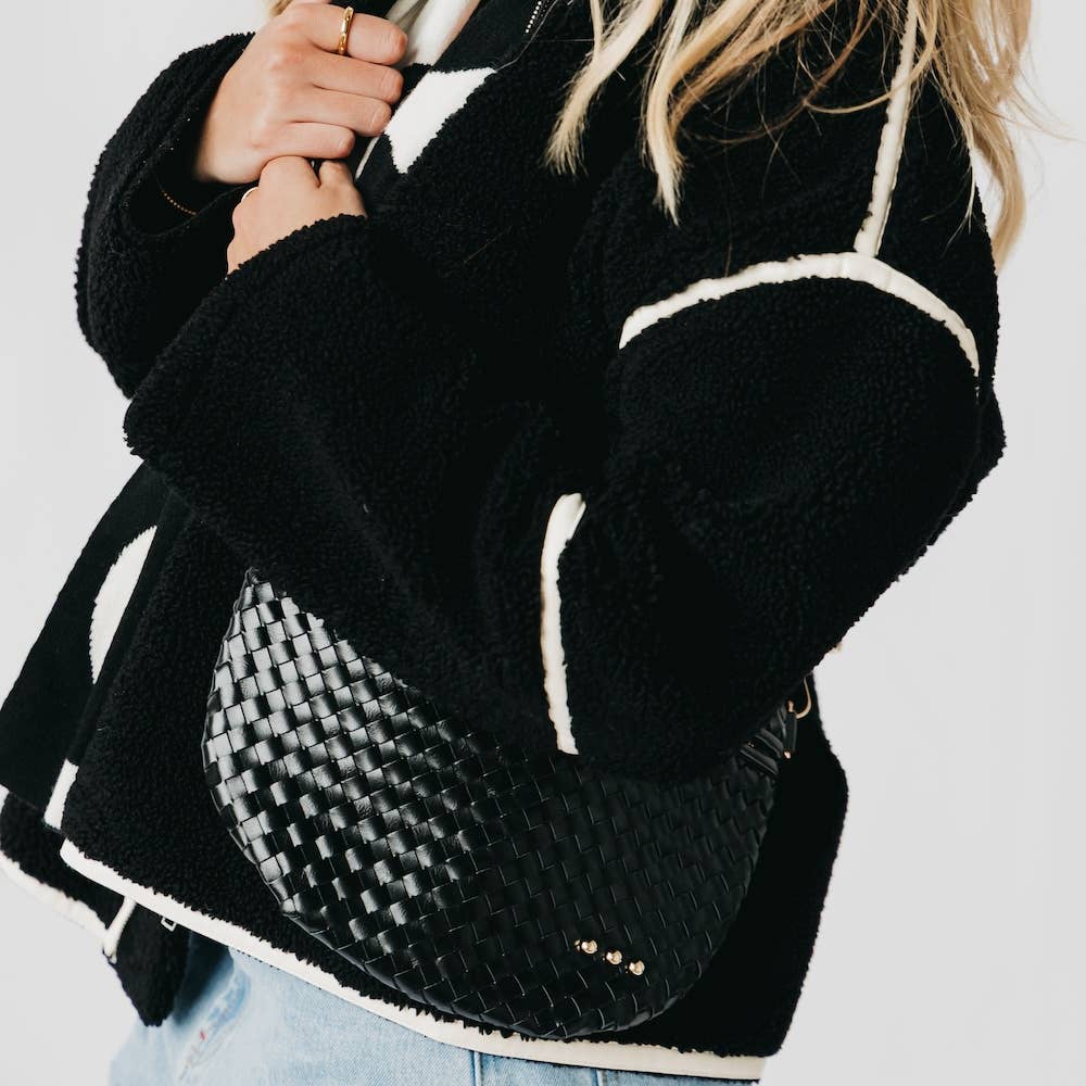 Westlyn Woven Black Bum Bag