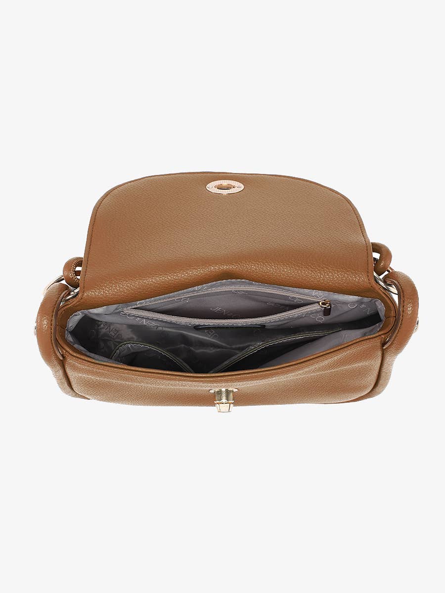 Effie Mocha Messenger Satchel Bag