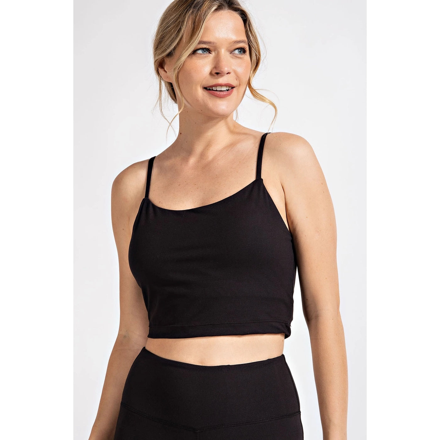 Black Cropped Camisole