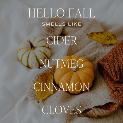 Hello Fall Pumpkin Jar Soy Candle 20oz