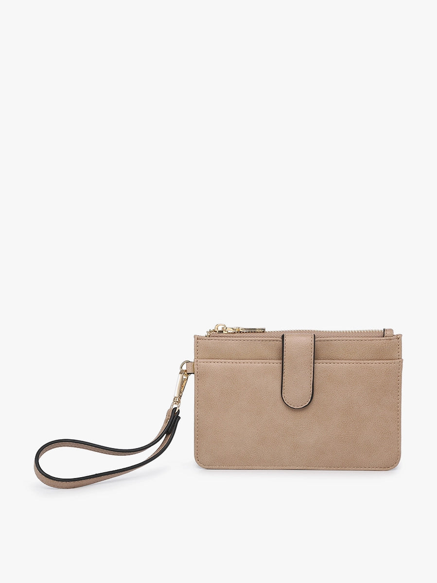 Pearl Taupe Wallet Clutch