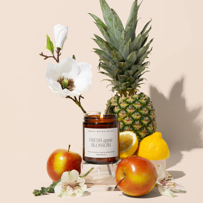 Fresh Apple Blossom Soy Candle 9oz