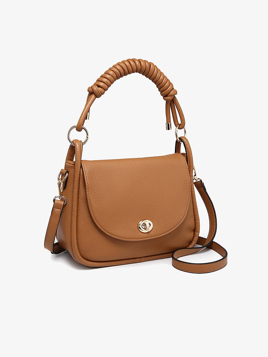 Effie Mocha Messenger Satchel Bag