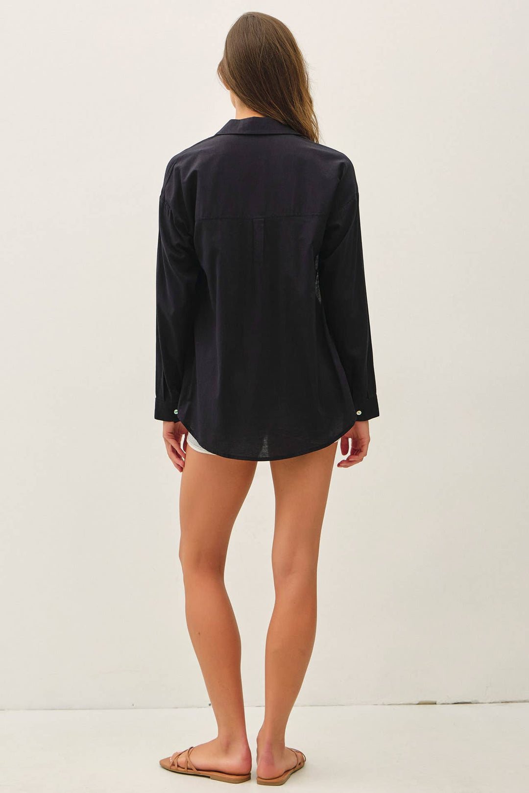 Black Oversized Classic Shirt