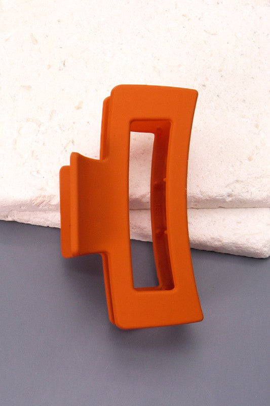 Large Rectangle Matte Hair Claws