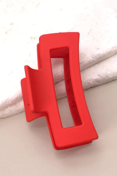 Large Rectangle Matte Hair Claws