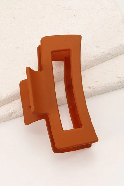 Large Rectangle Matte Hair Claws