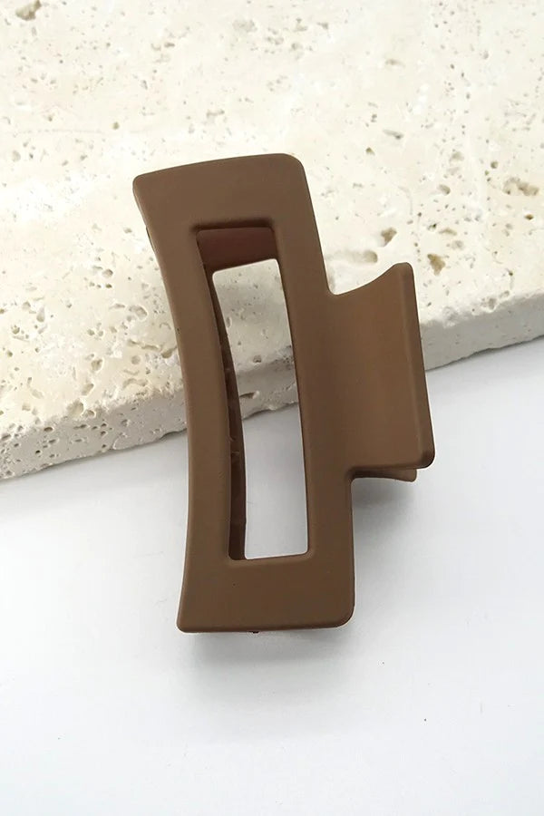 Large Rectangle Matte Hair Claws