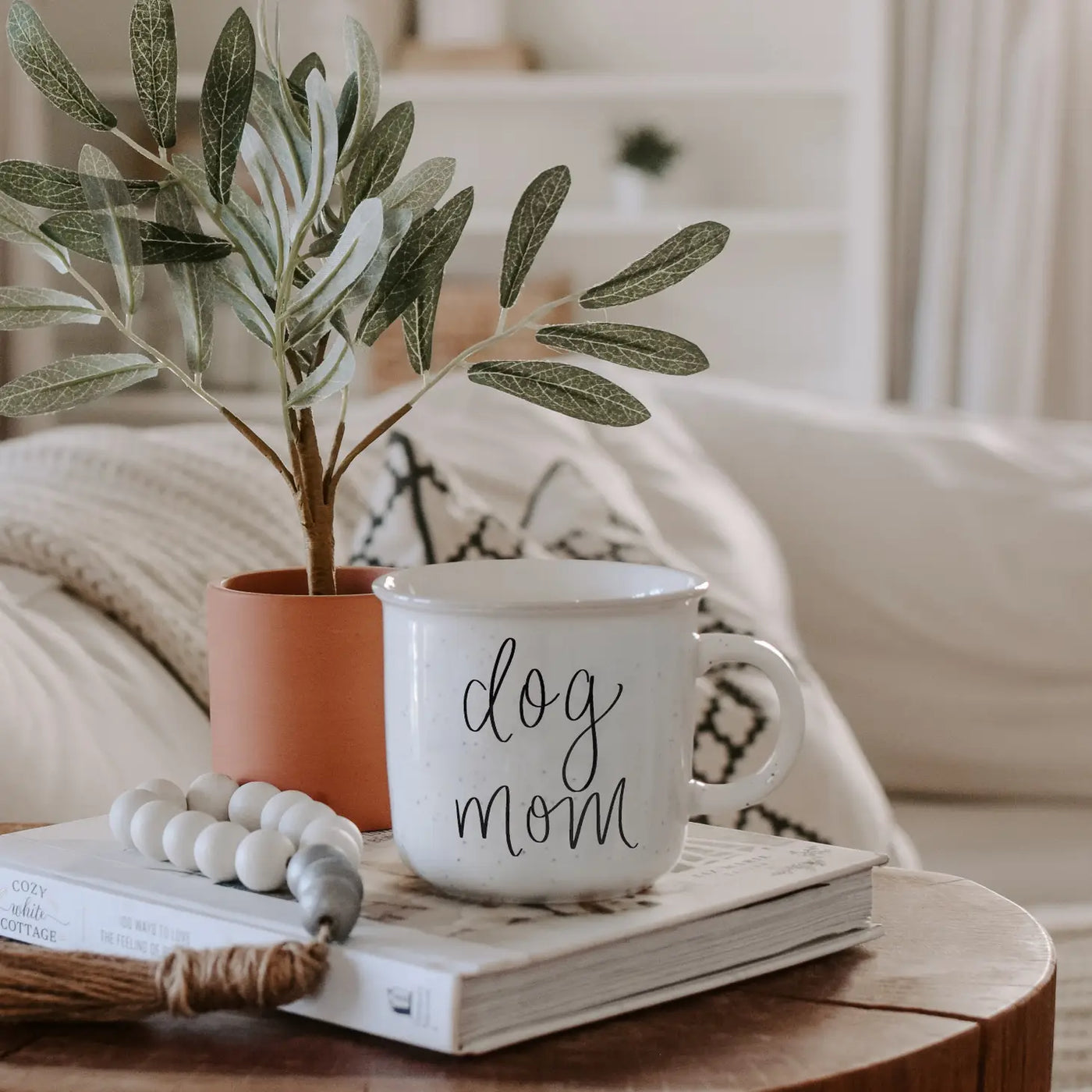 Dog Mom Campfire Coffee Mug 16oz