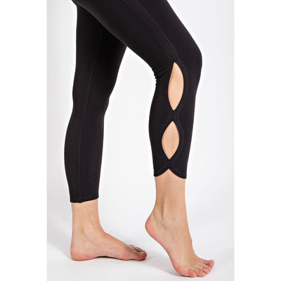Black Butter Soft Cropped Leggings